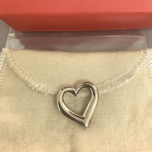 James Avery Retired Floating Heart Pendant